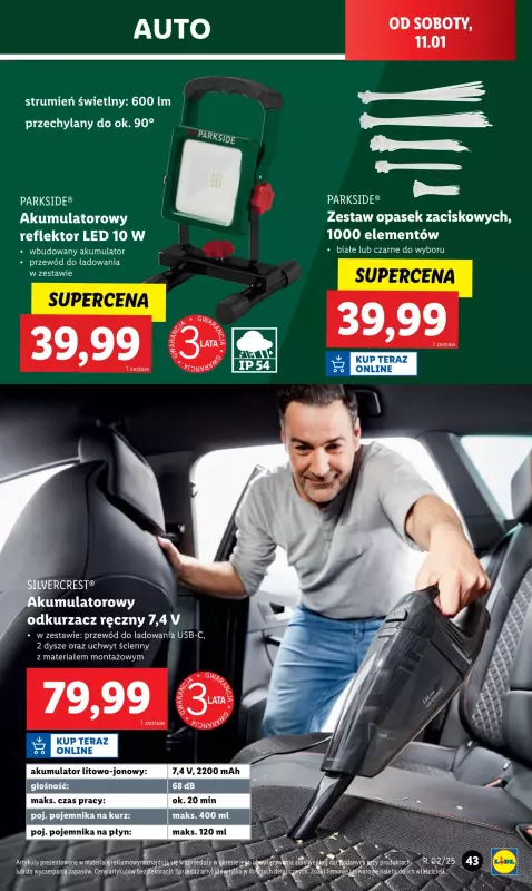 Lidl - gazetka promocyjna Katalog od wtorku 07.01 do soboty 11.01 - strona 47