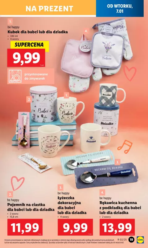 Lidl - gazetka promocyjna Katalog od wtorku 07.01 do soboty 11.01 - strona 19