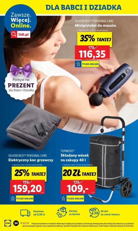 Lidl - gazetka promocyjna Katalog od wtorku 07.01 do soboty 11.01 - strona 34