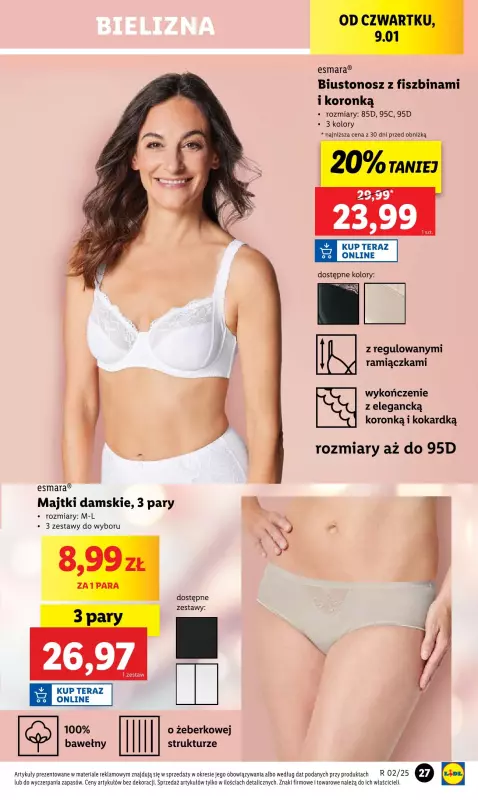 Lidl - gazetka promocyjna Katalog od wtorku 07.01 do soboty 11.01 - strona 27