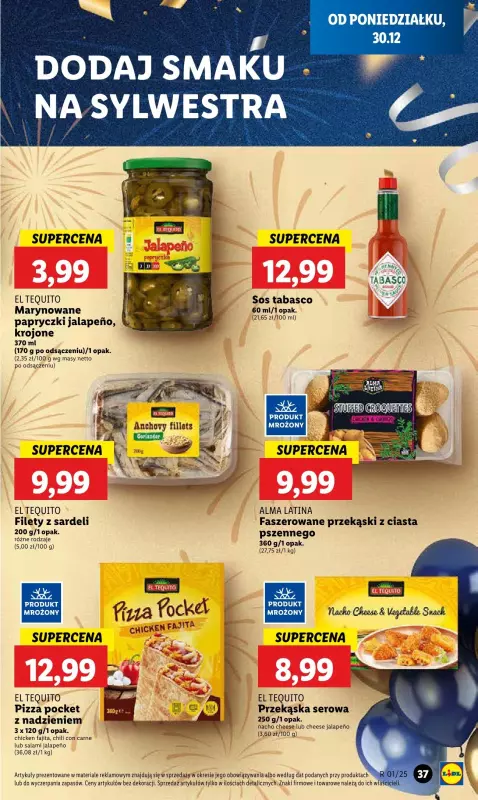 Lidl - gazetka promocyjna Oferta od poniedziałku od poniedziałku 30.12 do wtorku 31.12 - strona 43