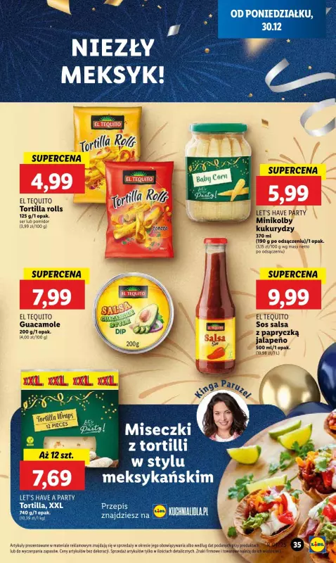 Lidl - gazetka promocyjna Oferta od poniedziałku od poniedziałku 30.12 do wtorku 31.12 - strona 41