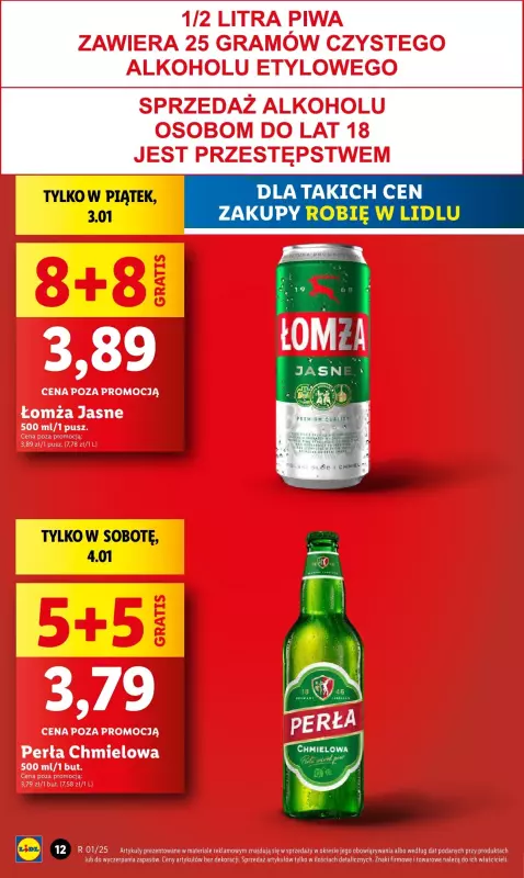 Lidl - gazetka promocyjna Oferta od czwartku od czwartku 02.01 do soboty 04.01 - strona 14