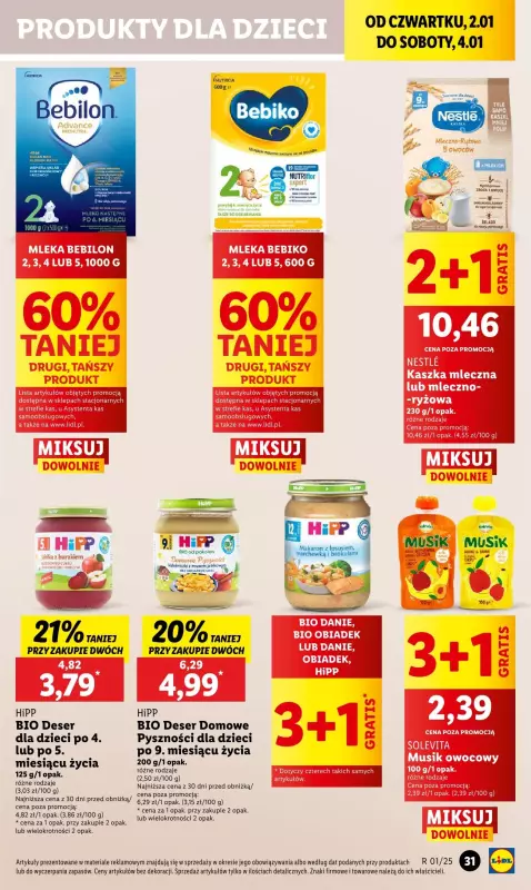 Lidl - gazetka promocyjna Oferta od czwartku od czwartku 02.01 do soboty 04.01 - strona 39