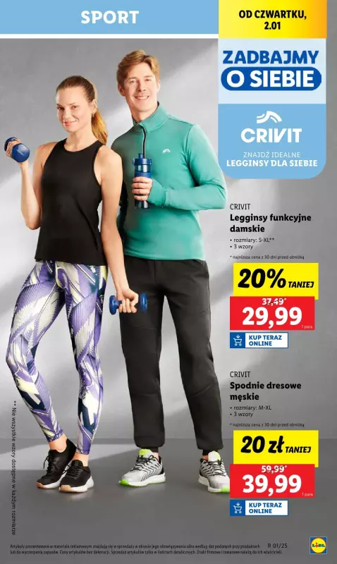 Lidl - gazetka promocyjna Oferta od czwartku od czwartku 02.01 do soboty 04.01 - strona 31