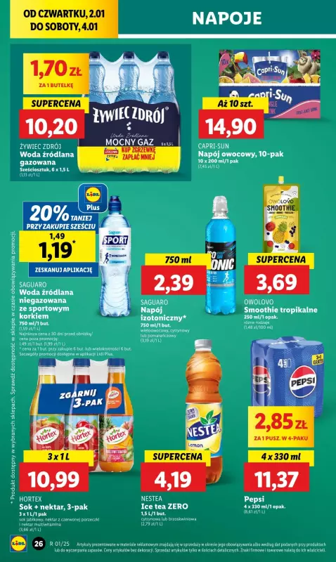 Lidl - gazetka promocyjna Oferta od czwartku od czwartku 02.01 do soboty 04.01 - strona 34