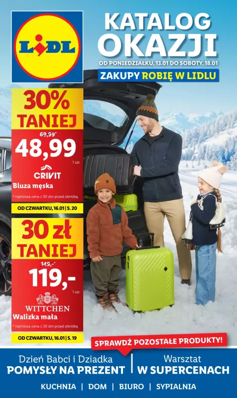 Lidl - gazetka promocyjna Katalog od poniedziałku 13.01 do soboty 18.01