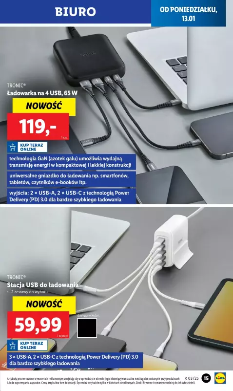 Lidl - gazetka promocyjna Katalog od poniedziałku 13.01 do soboty 18.01 - strona 15