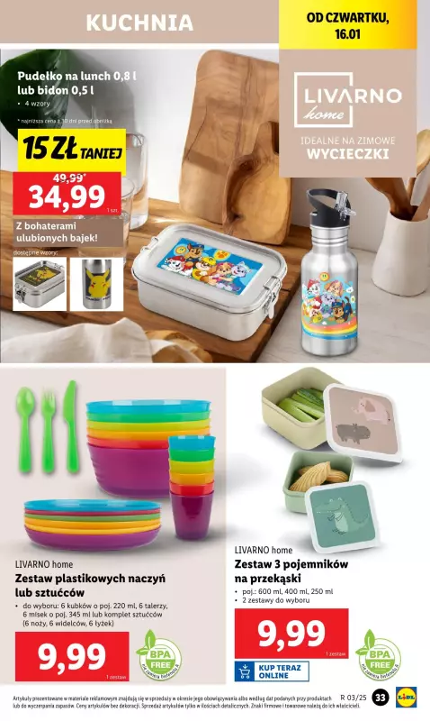 Lidl - gazetka promocyjna Katalog od poniedziałku 13.01 do soboty 18.01 - strona 33