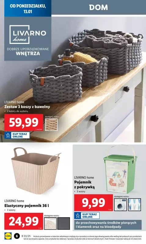 Lidl - gazetka promocyjna Katalog od poniedziałku 13.01 do soboty 18.01 - strona 6