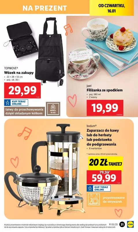 Lidl - gazetka promocyjna Katalog od poniedziałku 13.01 do soboty 18.01 - strona 31