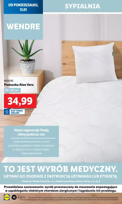 Lidl - gazetka promocyjna Katalog od poniedziałku 13.01 do soboty 18.01 - strona 12