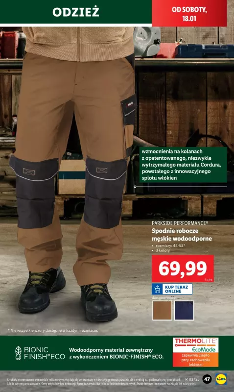 Lidl - gazetka promocyjna Katalog od poniedziałku 13.01 do soboty 18.01 - strona 49