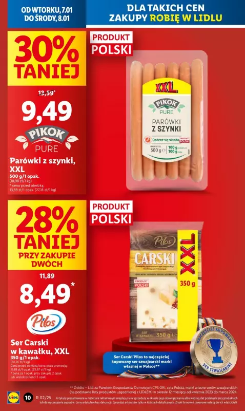 Lidl - gazetka promocyjna Gazetka od wtorku od wtorku 07.01 do środy 08.01 - strona 10