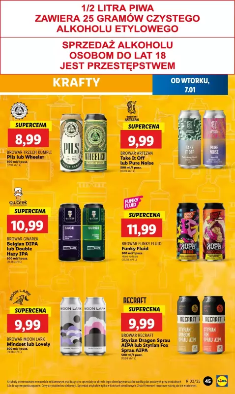 Lidl - gazetka promocyjna Gazetka od wtorku od wtorku 07.01 do środy 08.01 - strona 51