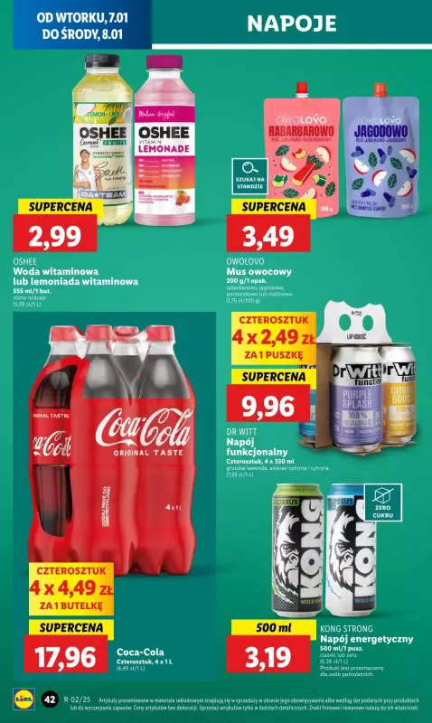 Lidl - gazetka promocyjna Gazetka od wtorku od wtorku 07.01 do środy 08.01 - strona 48