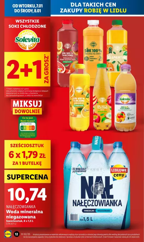 Lidl - gazetka promocyjna Gazetka od wtorku od wtorku 07.01 do środy 08.01 - strona 12