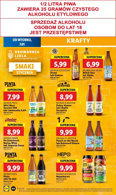 Lidl - gazetka promocyjna Gazetka od wtorku od wtorku 07.01 do środy 08.01 - strona 50