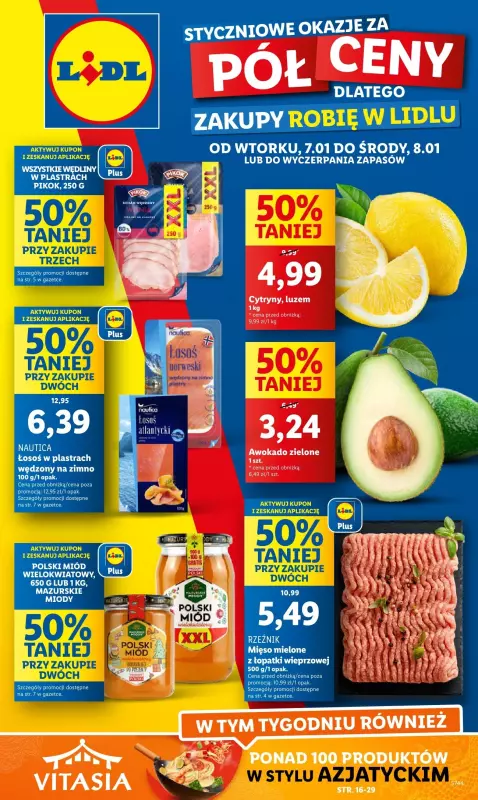 Lidl - gazetka promocyjna Gazetka od wtorku od wtorku 07.01 do środy 08.01