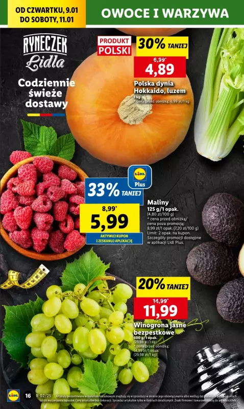 Lidl - gazetka promocyjna Oferta od czwartku od czwartku 09.01 do soboty 11.01 - strona 20