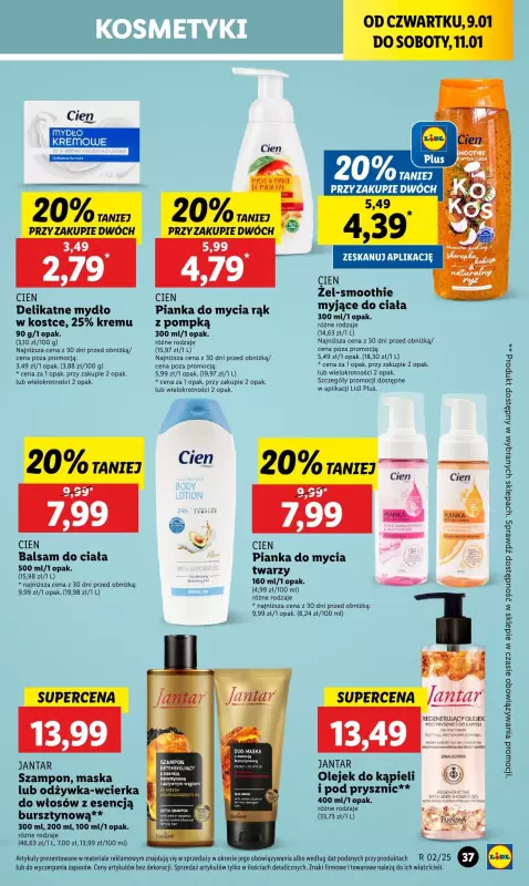 Lidl - gazetka promocyjna Oferta od czwartku od czwartku 09.01 do soboty 11.01 - strona 45