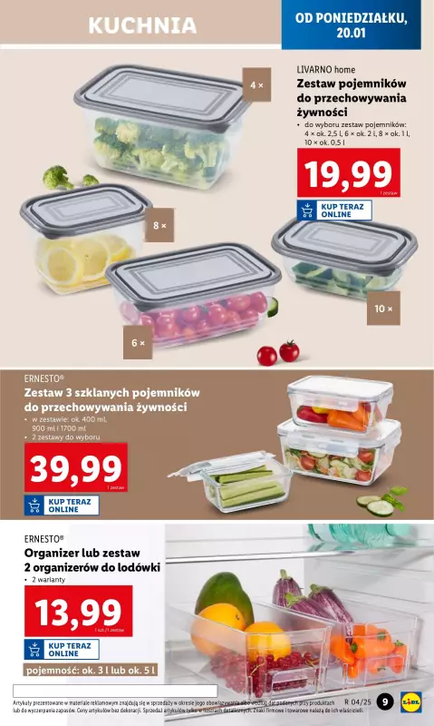 Lidl - gazetka promocyjna Katalog od poniedziałku 20.01 do niedzieli 26.01 - strona 9