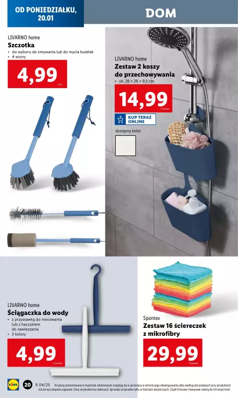 Lidl - gazetka promocyjna Katalog od poniedziałku 20.01 do niedzieli 26.01 - strona 20