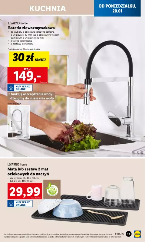 Lidl - gazetka promocyjna Katalog od poniedziałku 20.01 do niedzieli 26.01 - strona 17