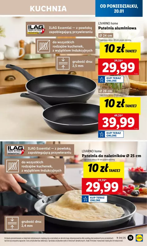 Lidl - gazetka promocyjna Katalog od poniedziałku 20.01 do niedzieli 26.01 - strona 15