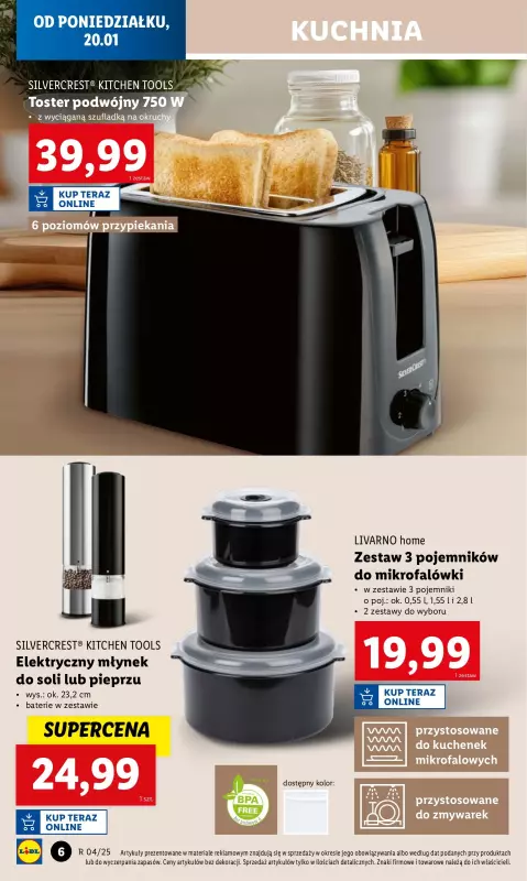 Lidl - gazetka promocyjna Katalog od poniedziałku 20.01 do niedzieli 26.01 - strona 6