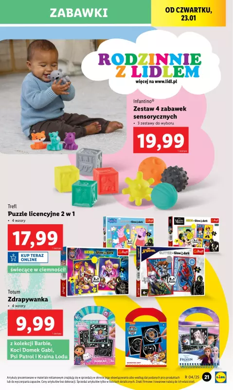 Lidl - gazetka promocyjna Katalog od poniedziałku 20.01 do niedzieli 26.01 - strona 21