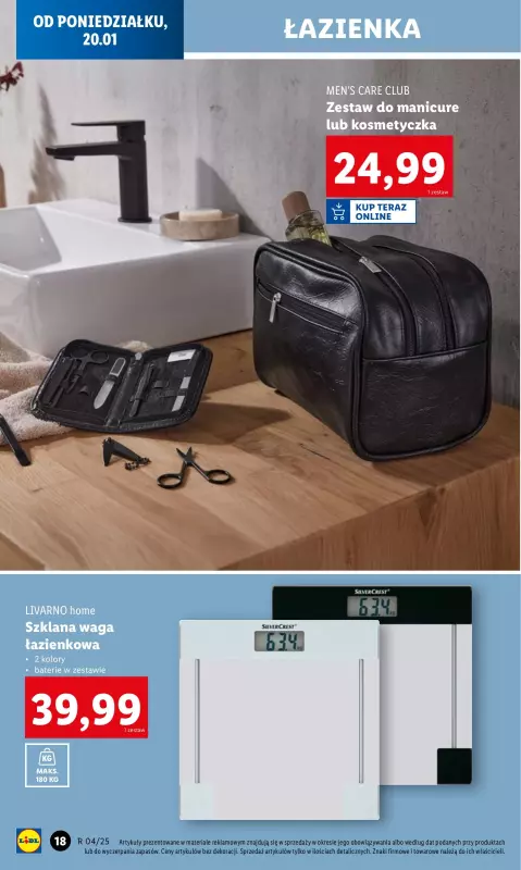 Lidl - gazetka promocyjna Katalog od poniedziałku 20.01 do niedzieli 26.01 - strona 18