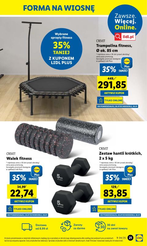 Lidl - gazetka promocyjna Katalog od poniedziałku 20.01 do niedzieli 26.01 - strona 23