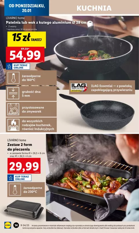 Lidl - gazetka promocyjna Katalog od poniedziałku 20.01 do niedzieli 26.01 - strona 14