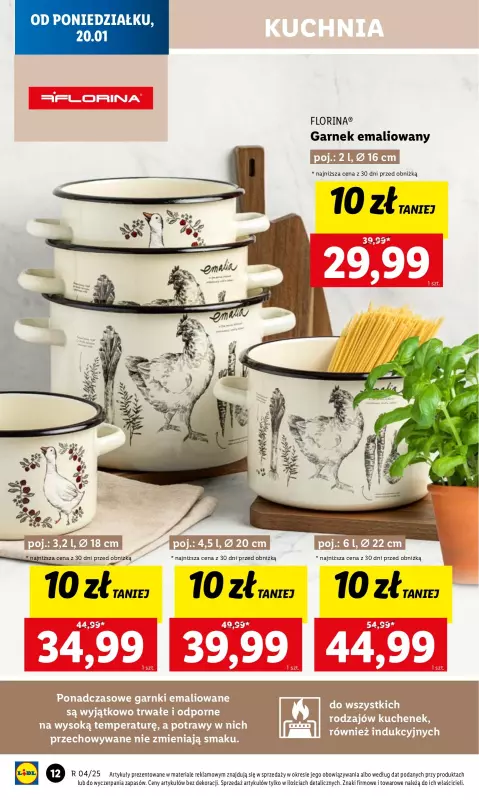 Lidl - gazetka promocyjna Katalog od poniedziałku 20.01 do niedzieli 26.01 - strona 12