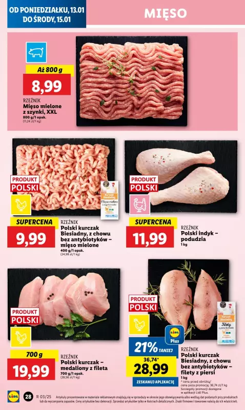 Lidl - gazetka promocyjna Gazetka od poniedziałku od poniedziałku 13.01 do środy 15.01 - strona 32