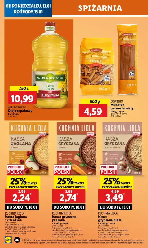 Lidl - gazetka promocyjna Gazetka od poniedziałku od poniedziałku 13.01 do środy 15.01 - strona 52