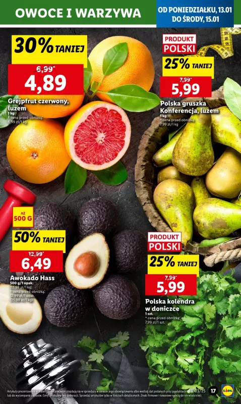 Lidl - gazetka promocyjna Gazetka od poniedziałku od poniedziałku 13.01 do środy 15.01 - strona 19