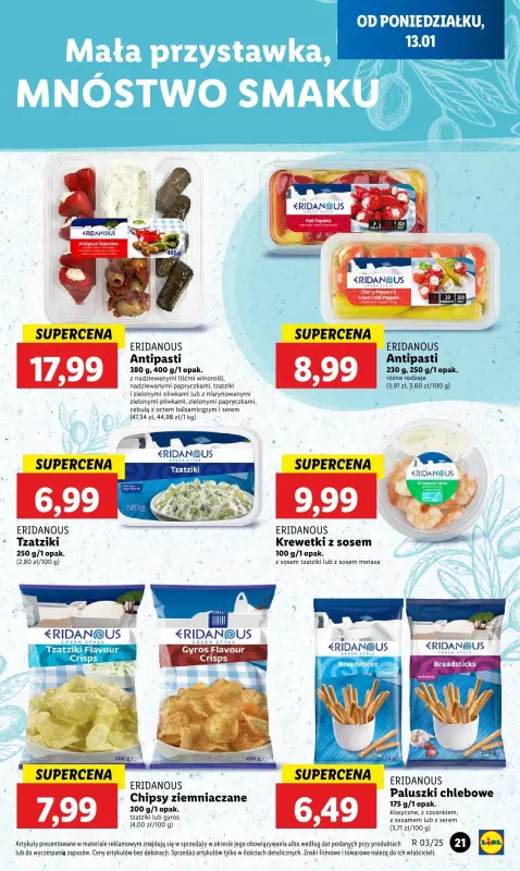 Lidl - gazetka promocyjna Gazetka od poniedziałku od poniedziałku 13.01 do środy 15.01 - strona 25