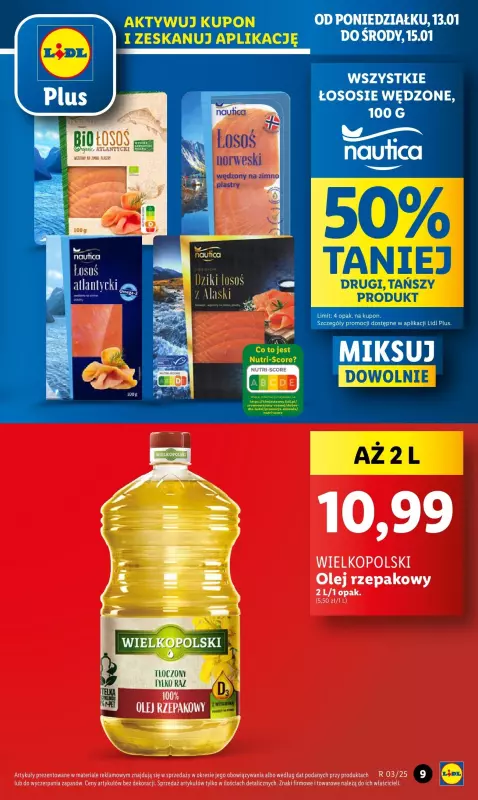 Lidl - gazetka promocyjna Gazetka od poniedziałku od poniedziałku 13.01 do środy 15.01 - strona 9