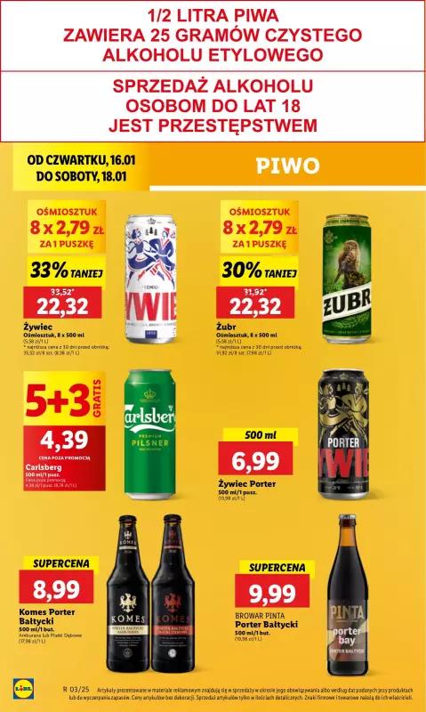 Lidl - gazetka promocyjna Oferta od czwartku od czwartku 16.01 do soboty 18.01 - strona 40