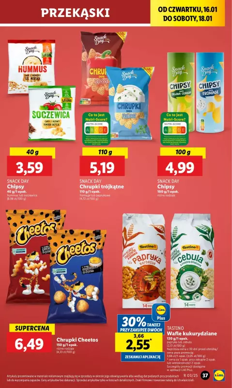 Lidl - gazetka promocyjna Oferta od czwartku od czwartku 16.01 do soboty 18.01 - strona 37