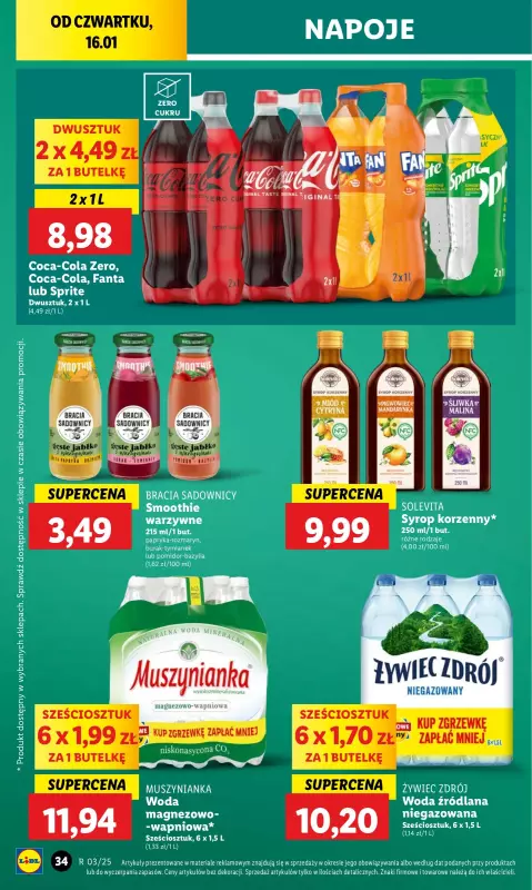 Lidl - gazetka promocyjna Oferta od czwartku od czwartku 16.01 do soboty 18.01 - strona 38