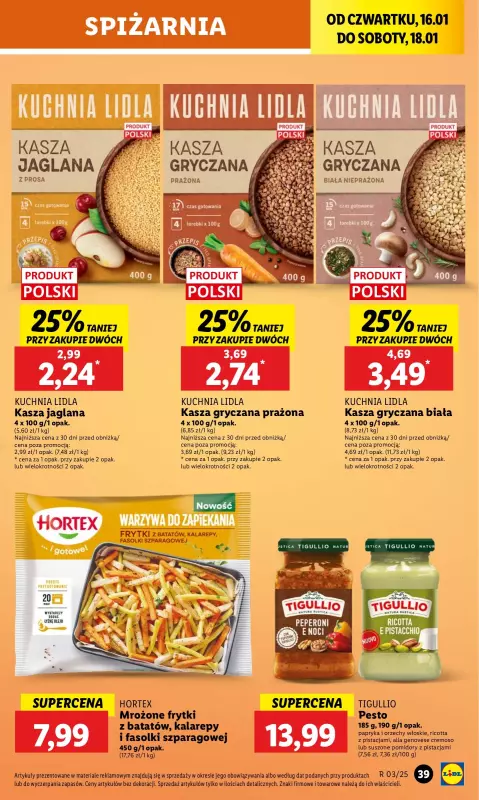 Lidl - gazetka promocyjna Oferta od czwartku od czwartku 16.01 do soboty 18.01 - strona 43