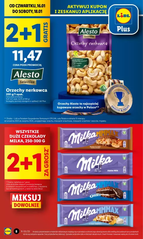 Lidl - gazetka promocyjna Oferta od czwartku od czwartku 16.01 do soboty 18.01 - strona 8