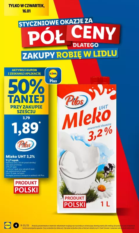 Lidl - gazetka promocyjna Oferta od czwartku od czwartku 16.01 do soboty 18.01 - strona 6