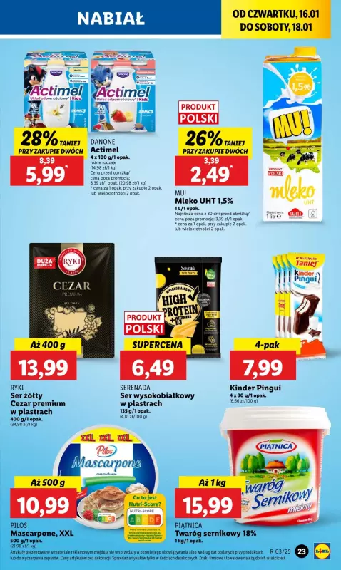 Lidl - gazetka promocyjna Oferta od czwartku od czwartku 16.01 do soboty 18.01 - strona 27