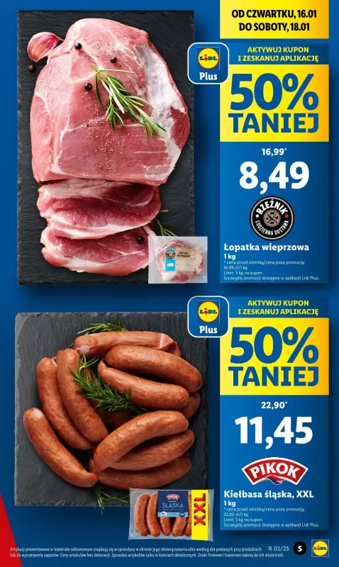 Lidl - gazetka promocyjna Oferta od czwartku od czwartku 16.01 do soboty 18.01 - strona 7