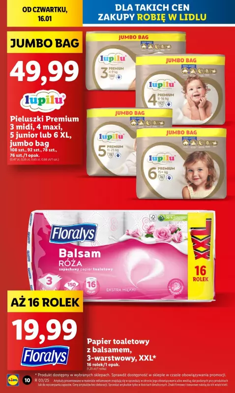 Lidl - gazetka promocyjna Oferta od czwartku od czwartku 16.01 do soboty 18.01 - strona 12