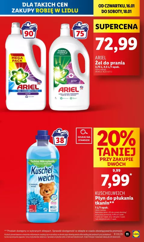 Lidl - gazetka promocyjna Oferta od czwartku od czwartku 16.01 do soboty 18.01 - strona 13